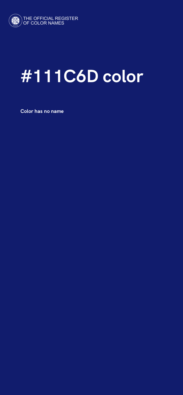 #111C6D color image
