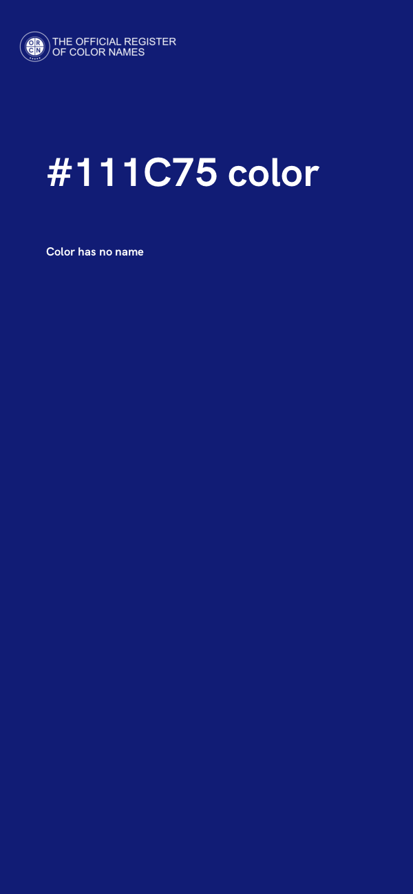 #111C75 color image