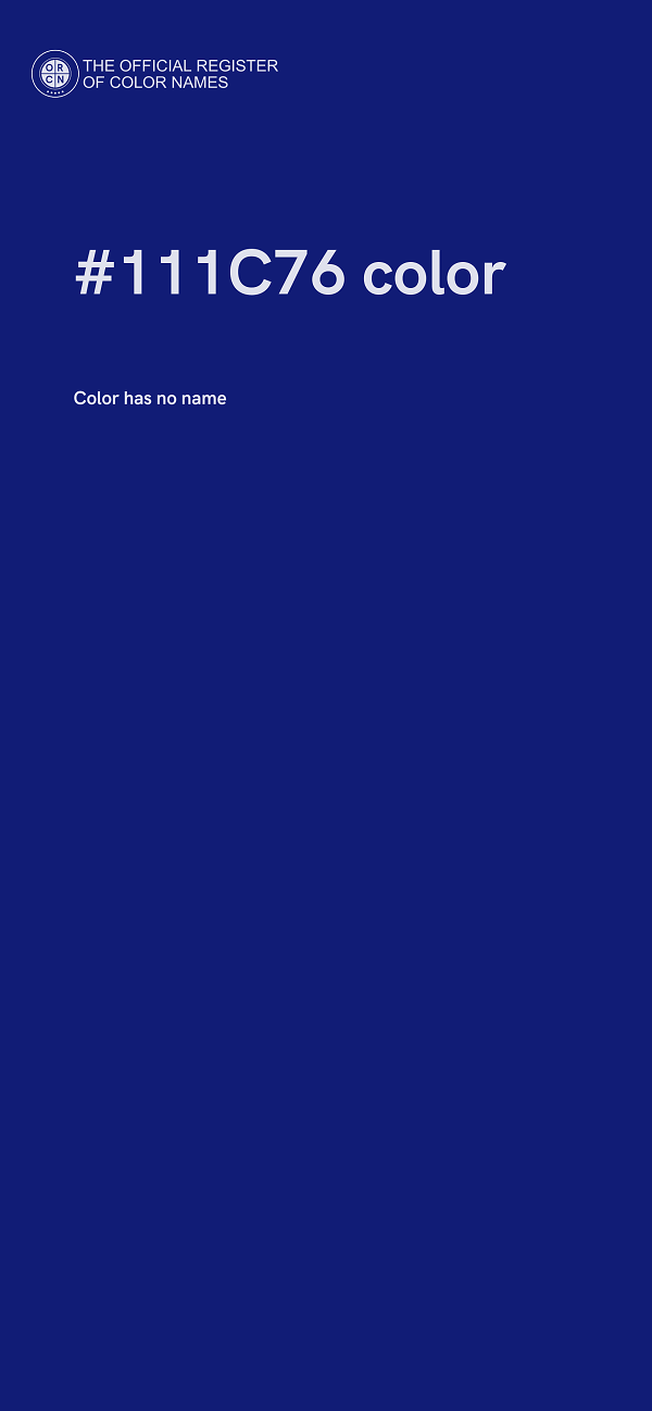#111C76 color image