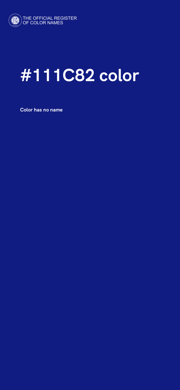 #111C82 color image