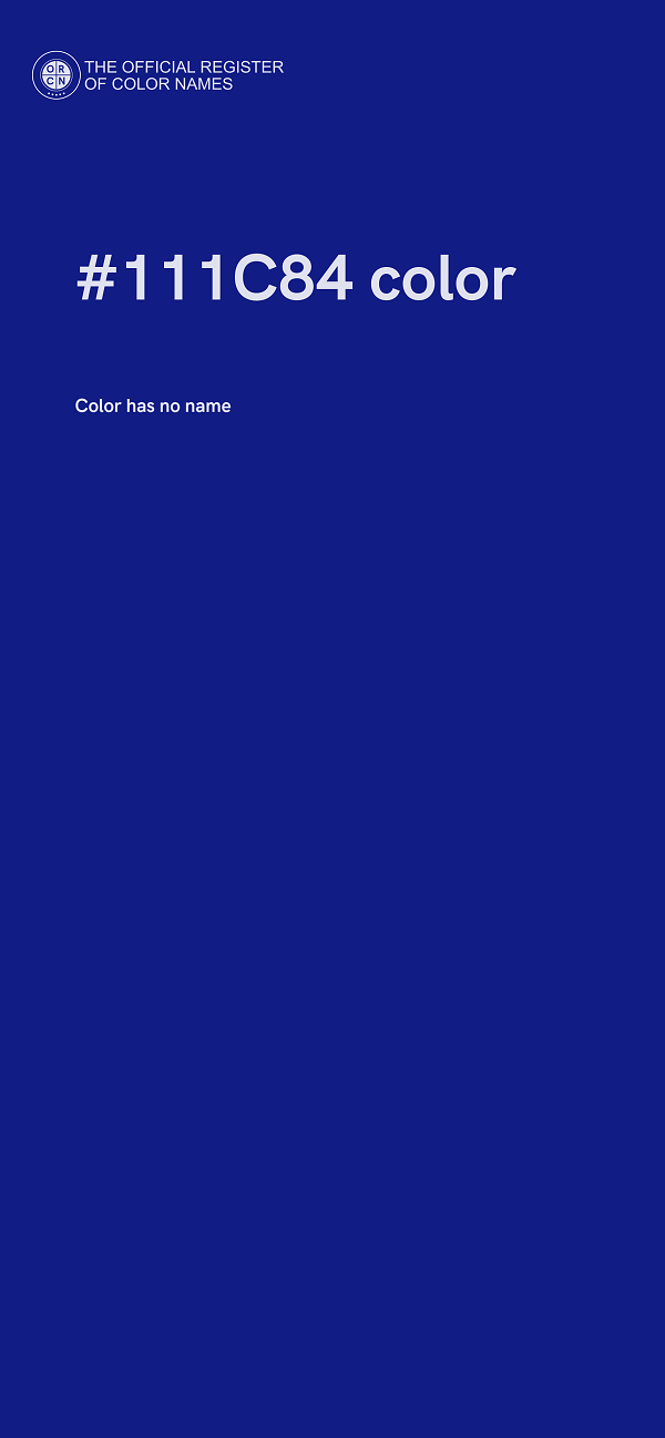 #111C84 color image