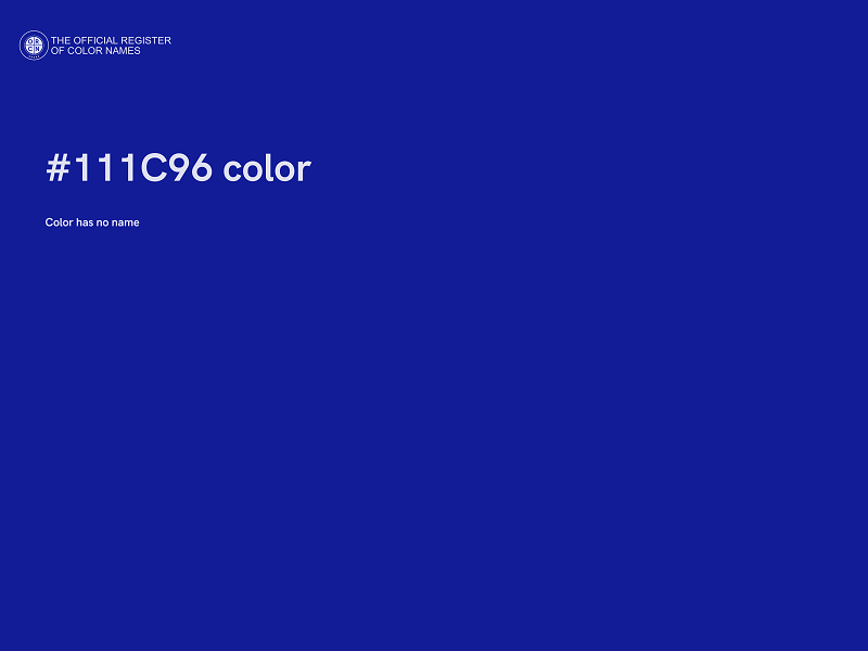 #111C96 color image