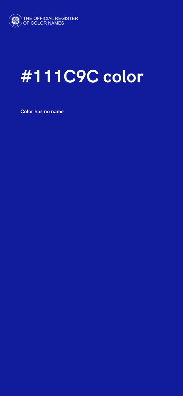 #111C9C color image