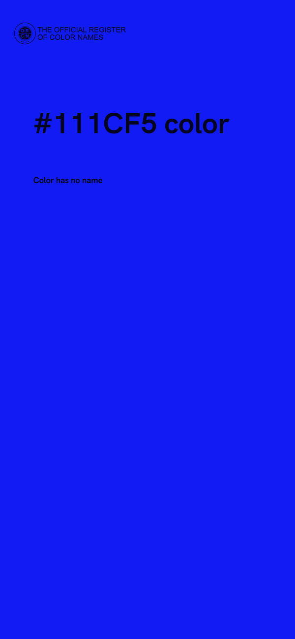 #111CF5 color image