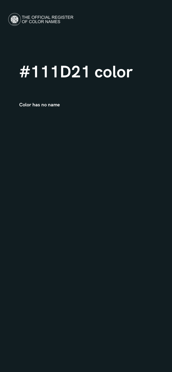 #111D21 color image