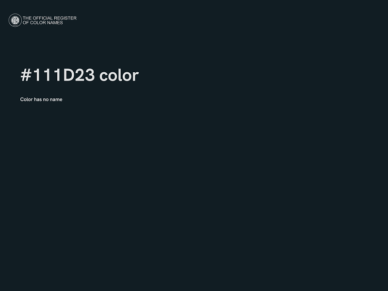 #111D23 color image