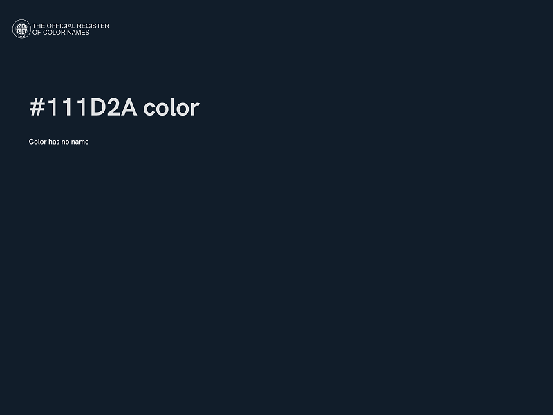 #111D2A color image