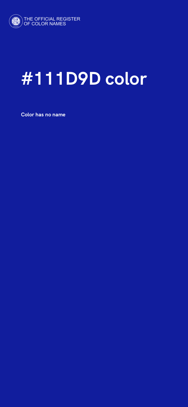 #111D9D color image
