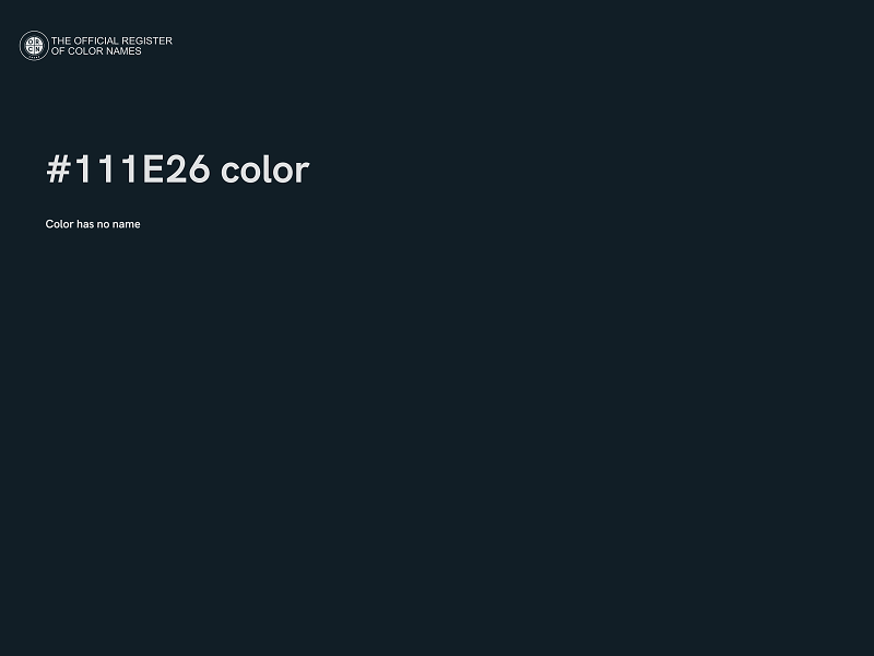 #111E26 color image