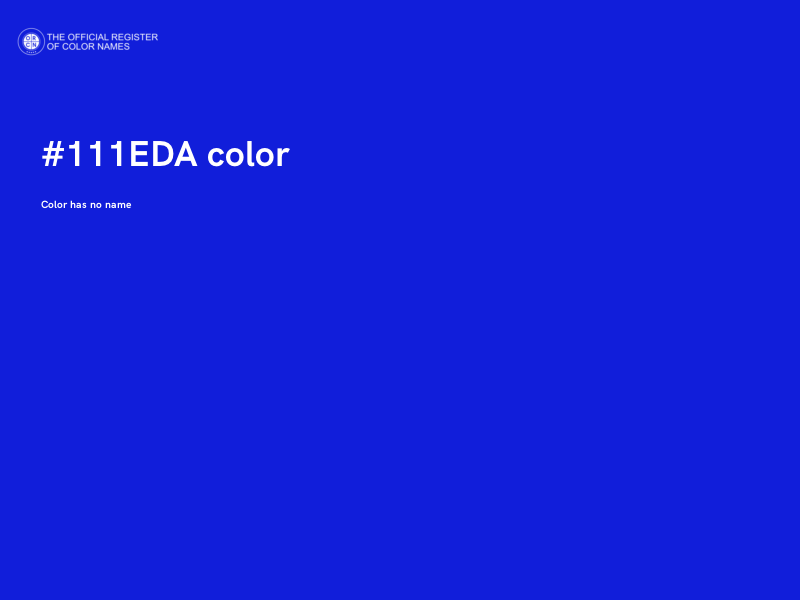 #111EDA color image