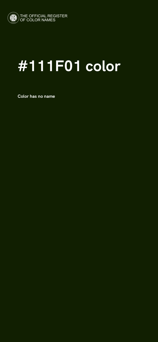 #111F01 color image