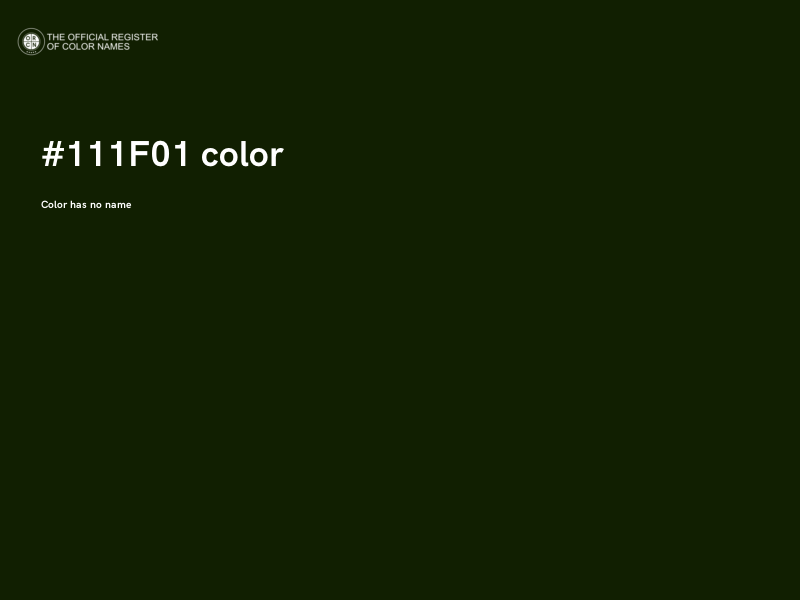 #111F01 color image