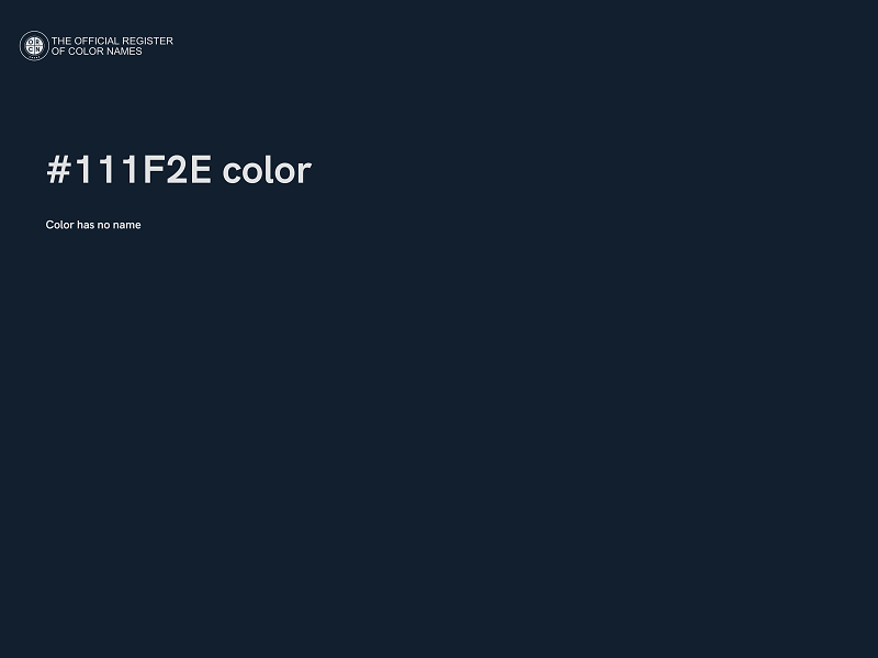 #111F2E color image