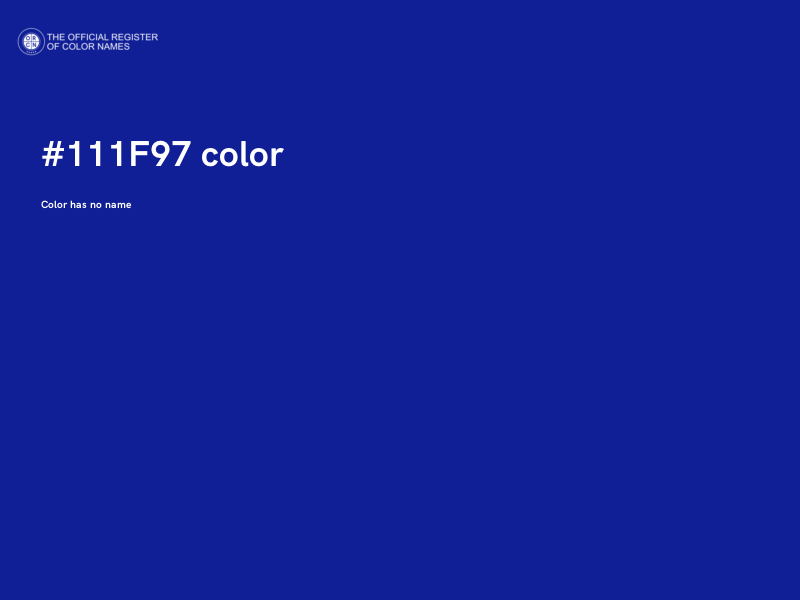 #111F97 color image