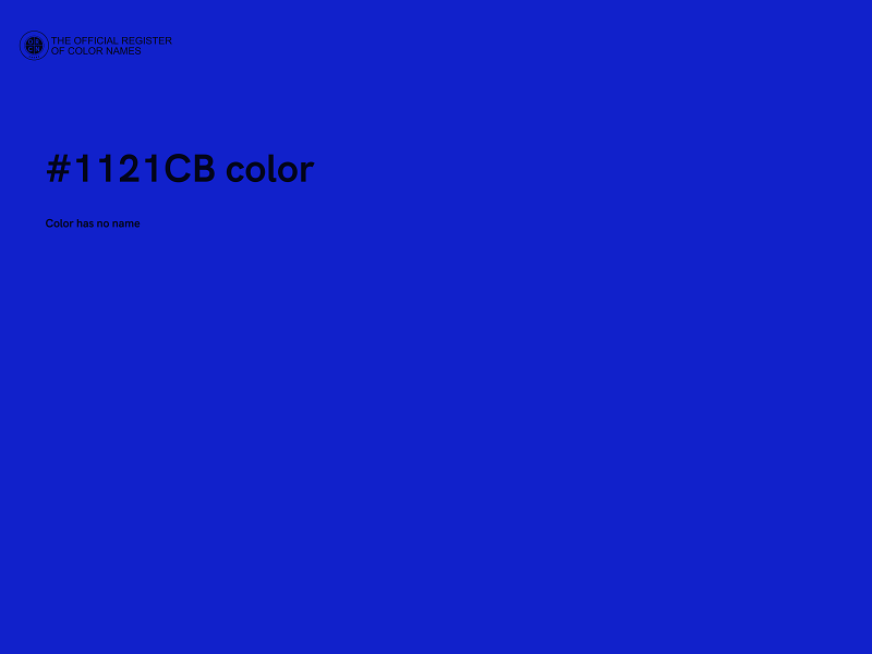 #1121CB color image