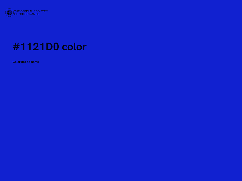 #1121D0 color image