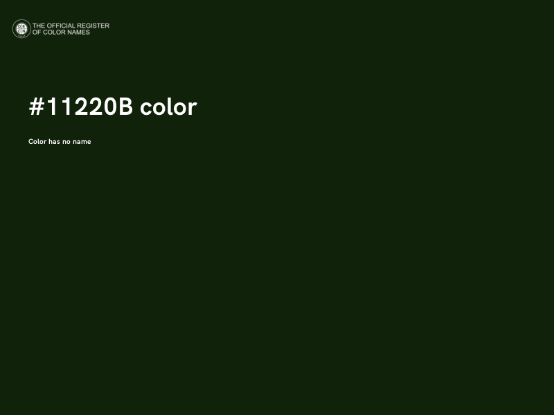 #11220B color image