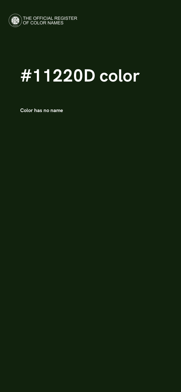 #11220D color image