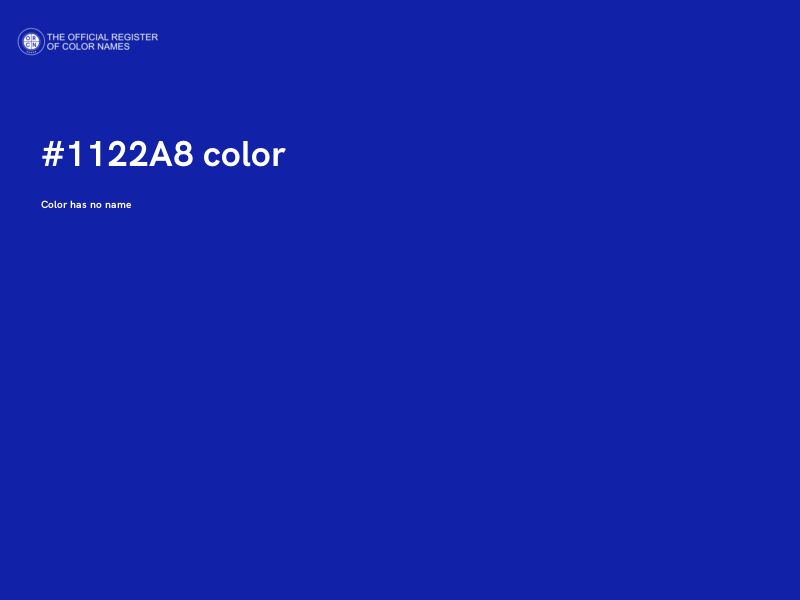 #1122A8 color image