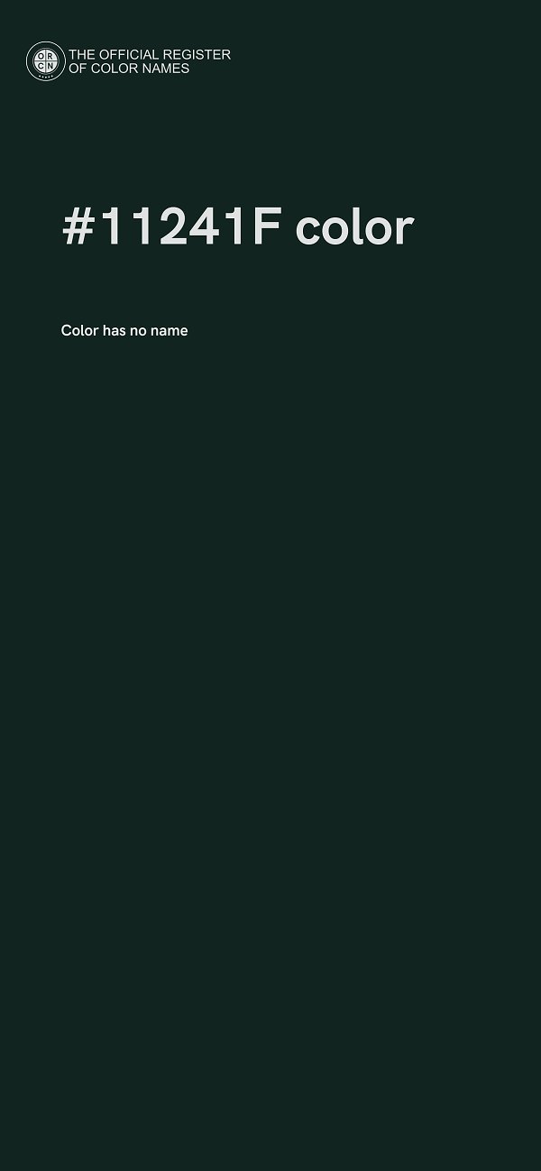 #11241F color image