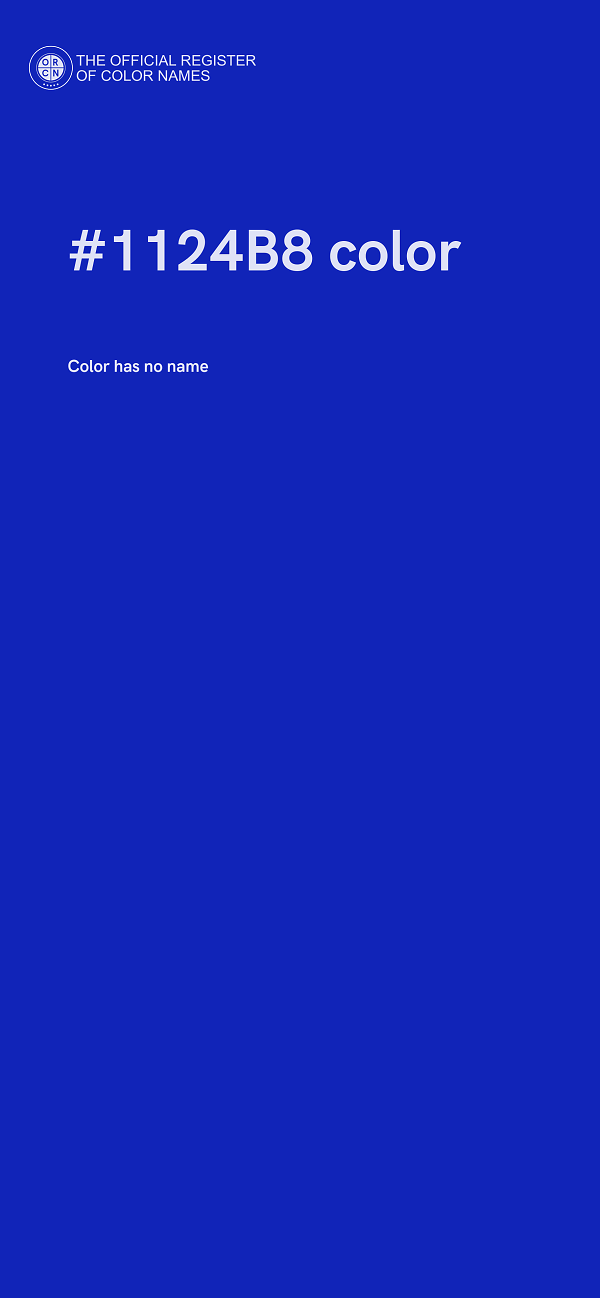 #1124B8 color image