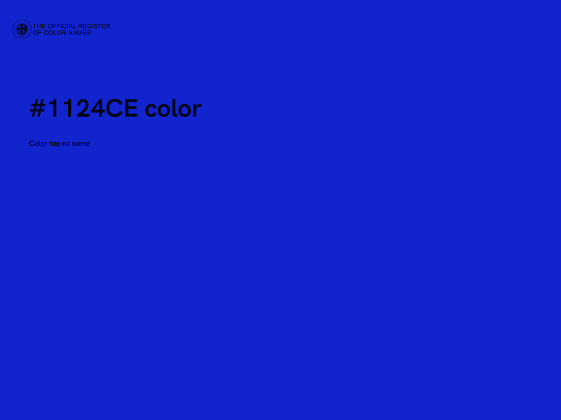 #1124CE color image