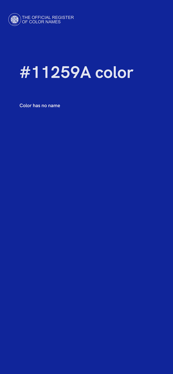 #11259A color image