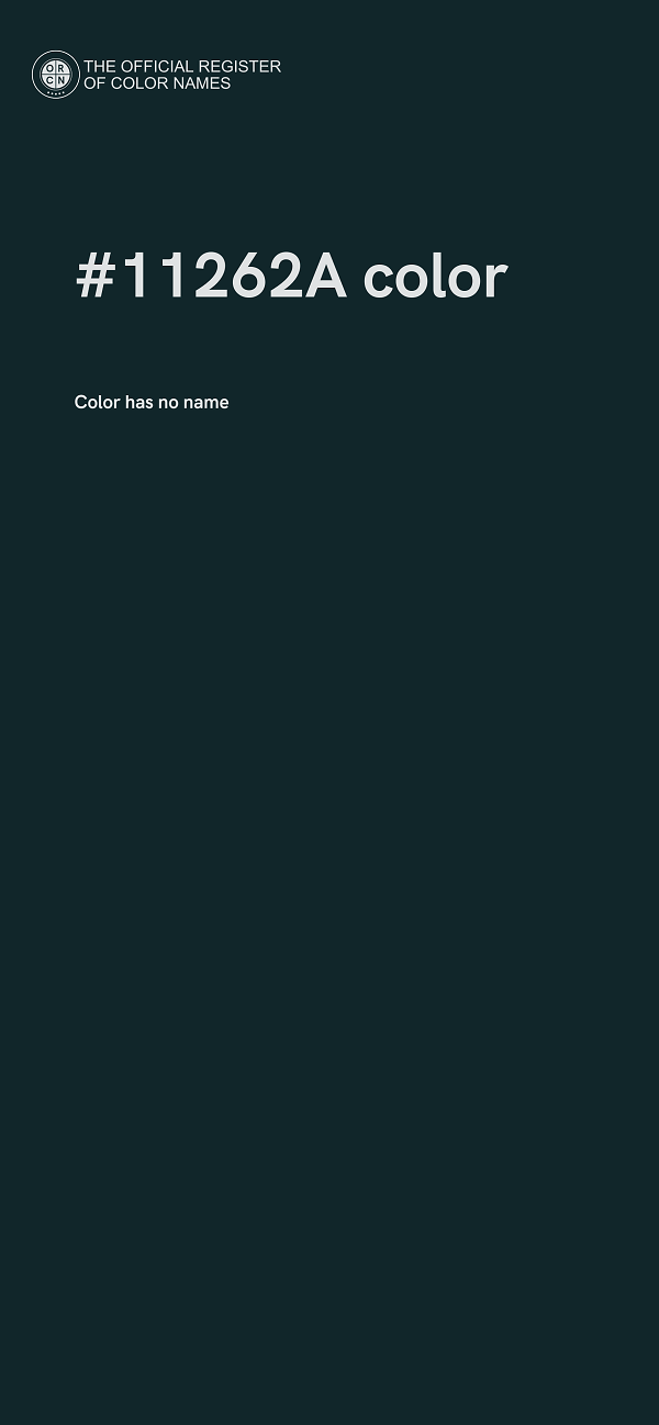 #11262A color image