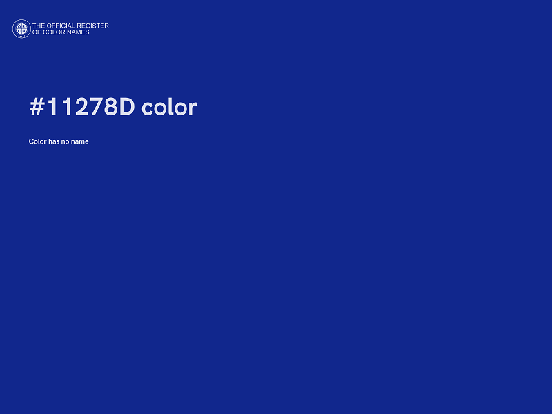 #11278D color image