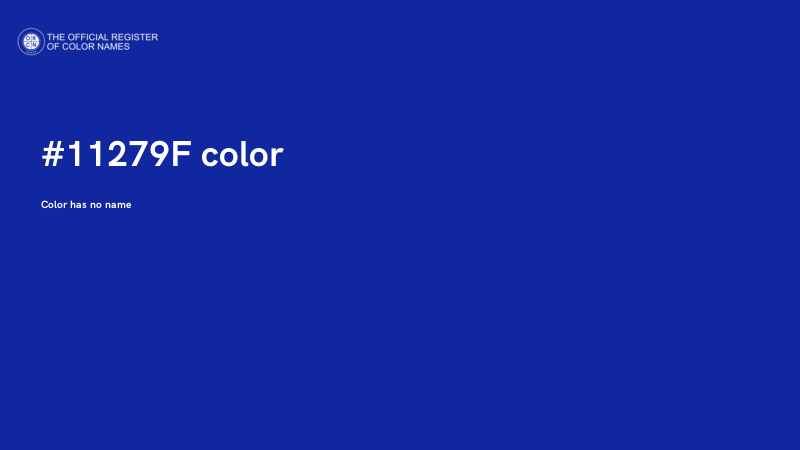#11279F color image