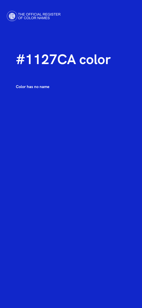 #1127CA color image