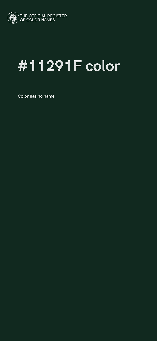#11291F color image