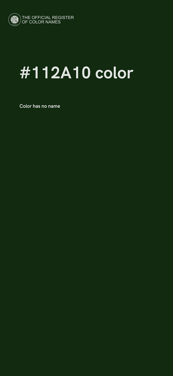 #112A10 color image