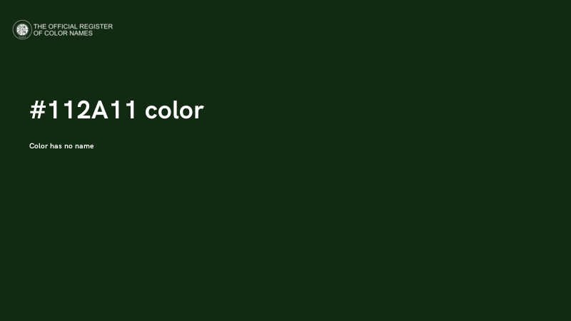 #112A11 color image