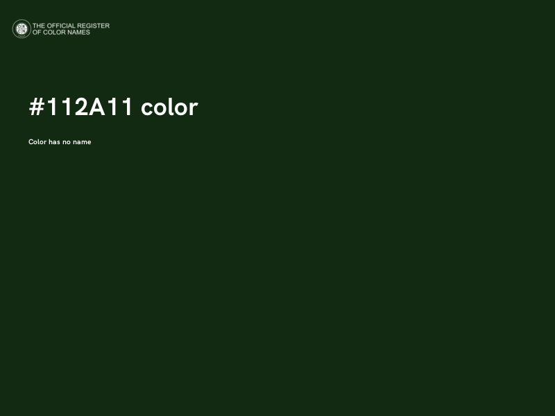 #112A11 color image