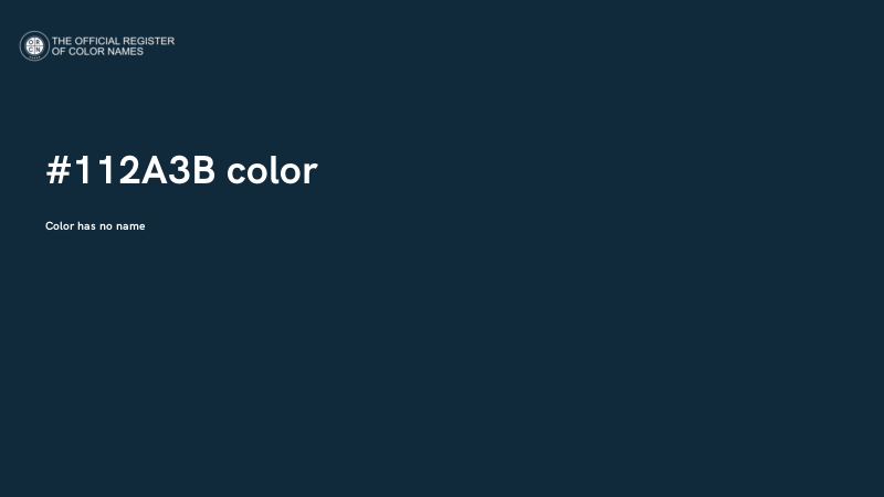 #112A3B color image