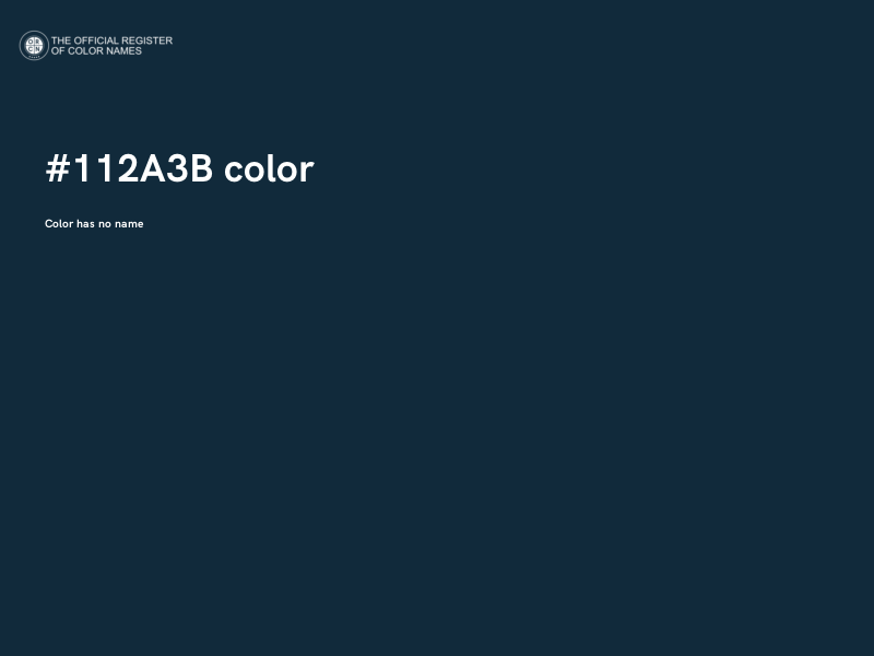 #112A3B color image
