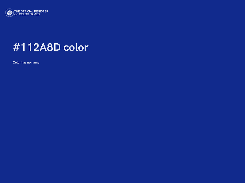 #112A8D color image