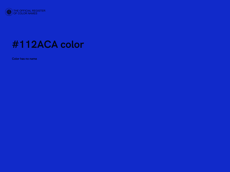 #112ACA color image