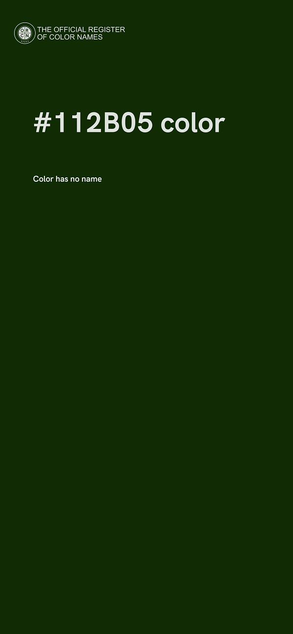 #112B05 color image