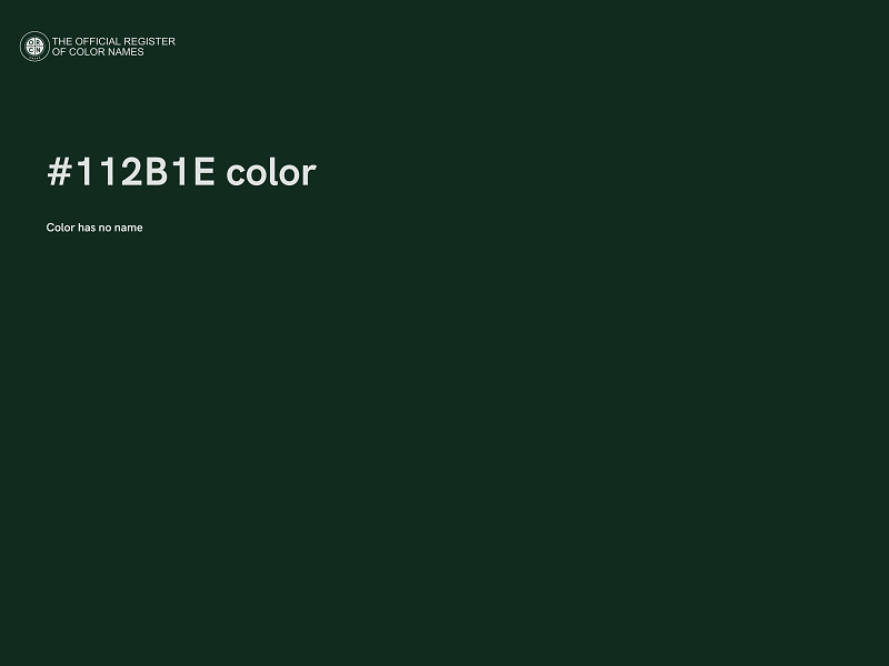 #112B1E color image