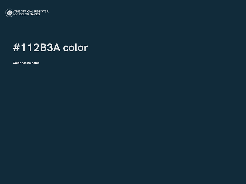 #112B3A color image