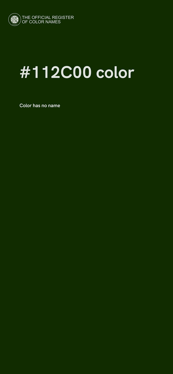 #112C00 color image