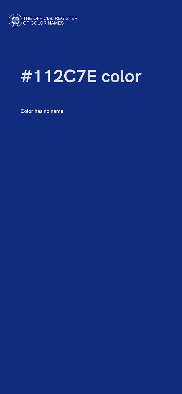 #112C7E color image