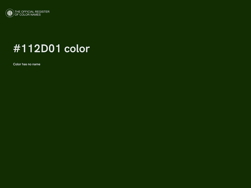 #112D01 color image