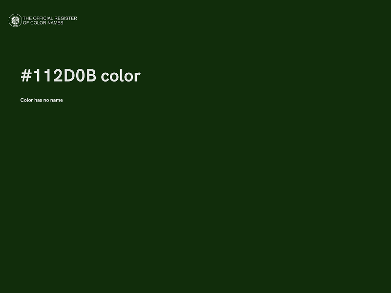 #112D0B color image