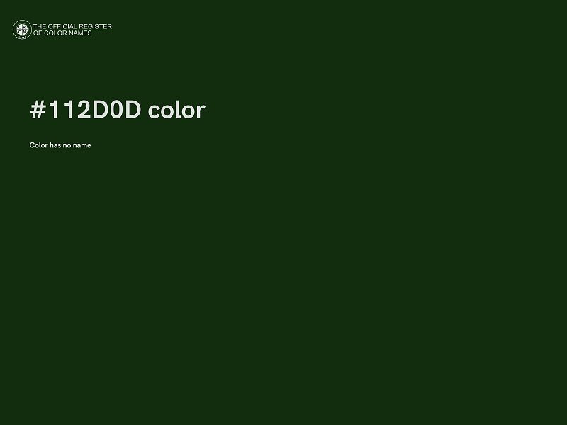 #112D0D color image