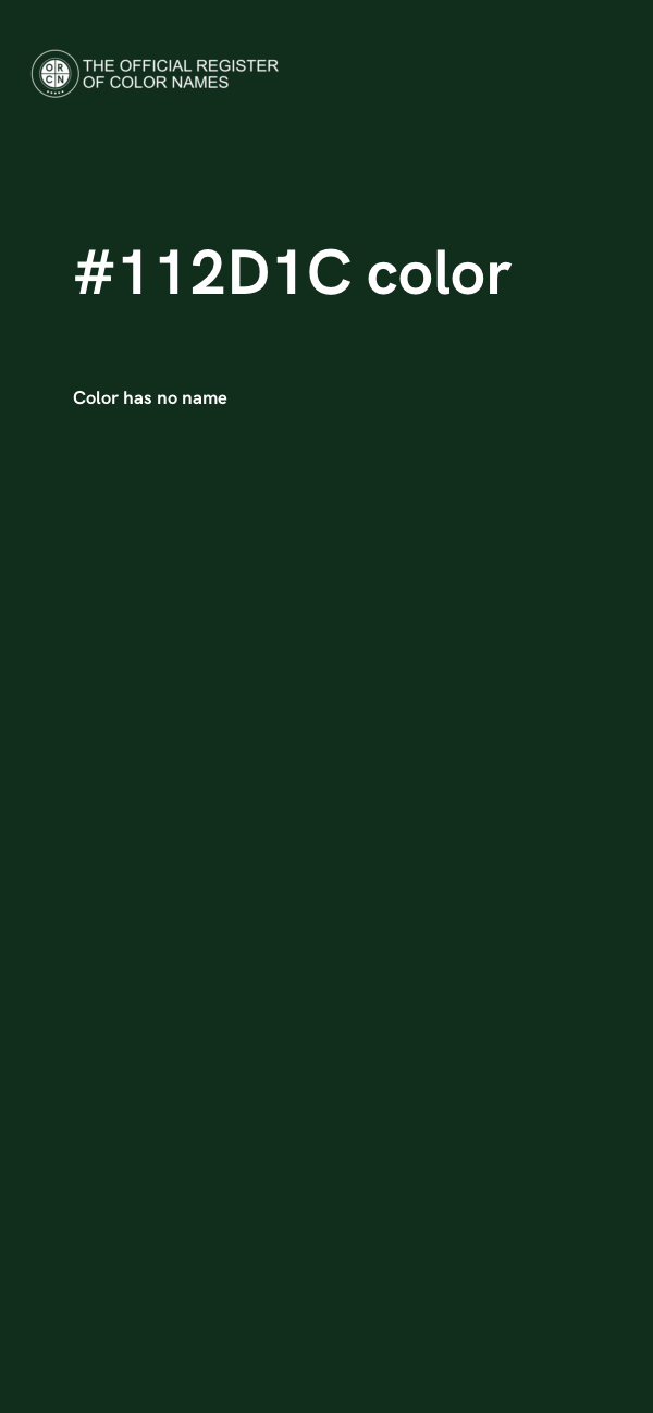 #112D1C color image