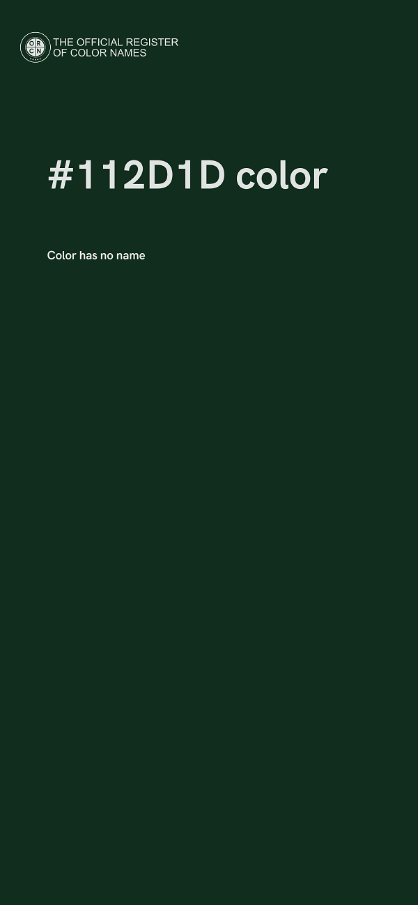#112D1D color image