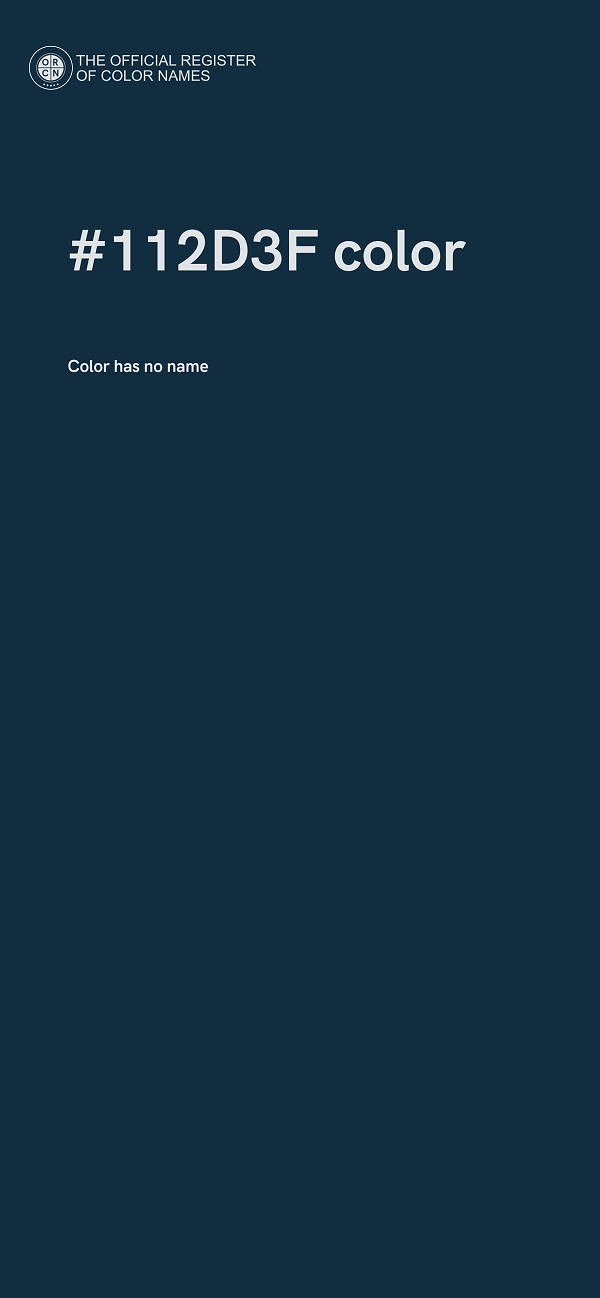 #112D3F color image